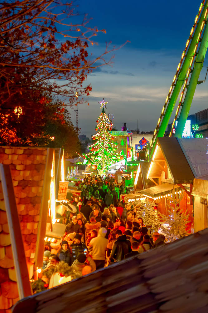 a paris christmas market