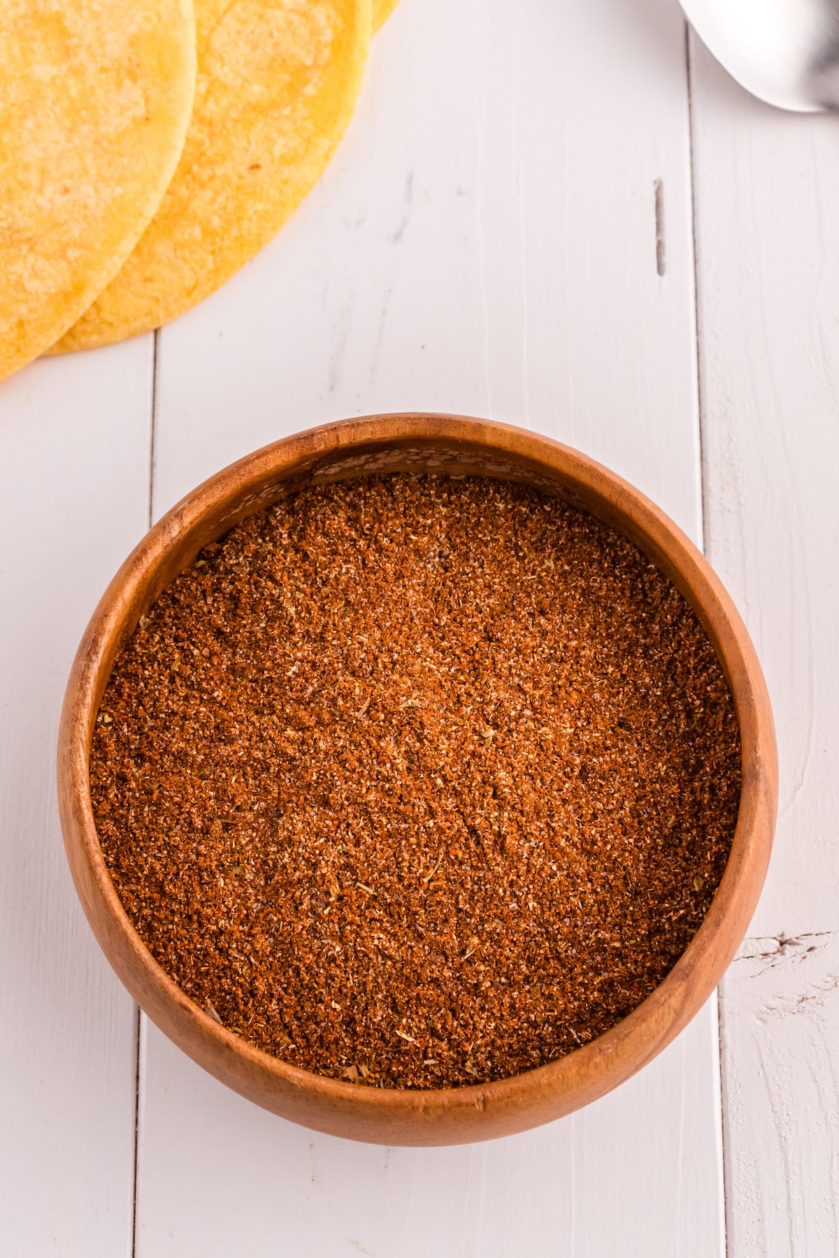 taco seasoning in a bowl on a table