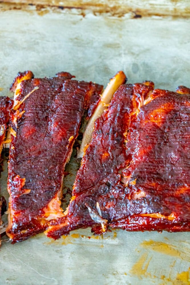 picture of a rib falling off the bone 